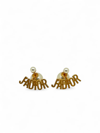Dior - Boucles d’oreilles Jadior avec perles