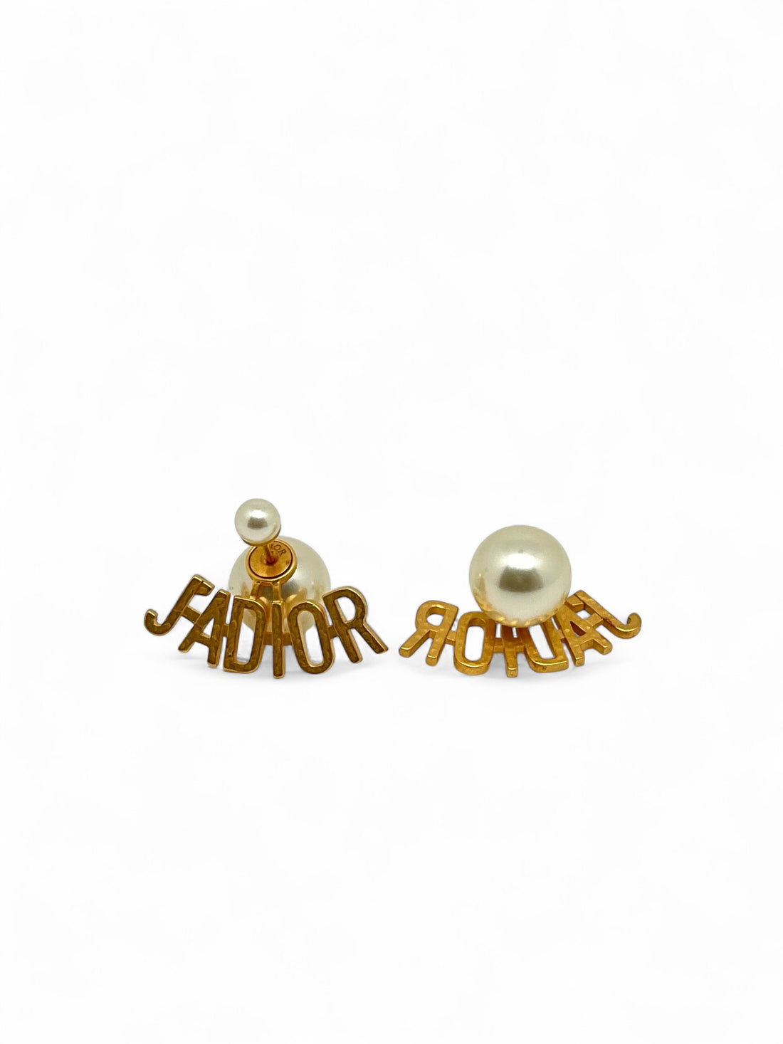 Dior - Jadior-Ohrringe mit Perlen