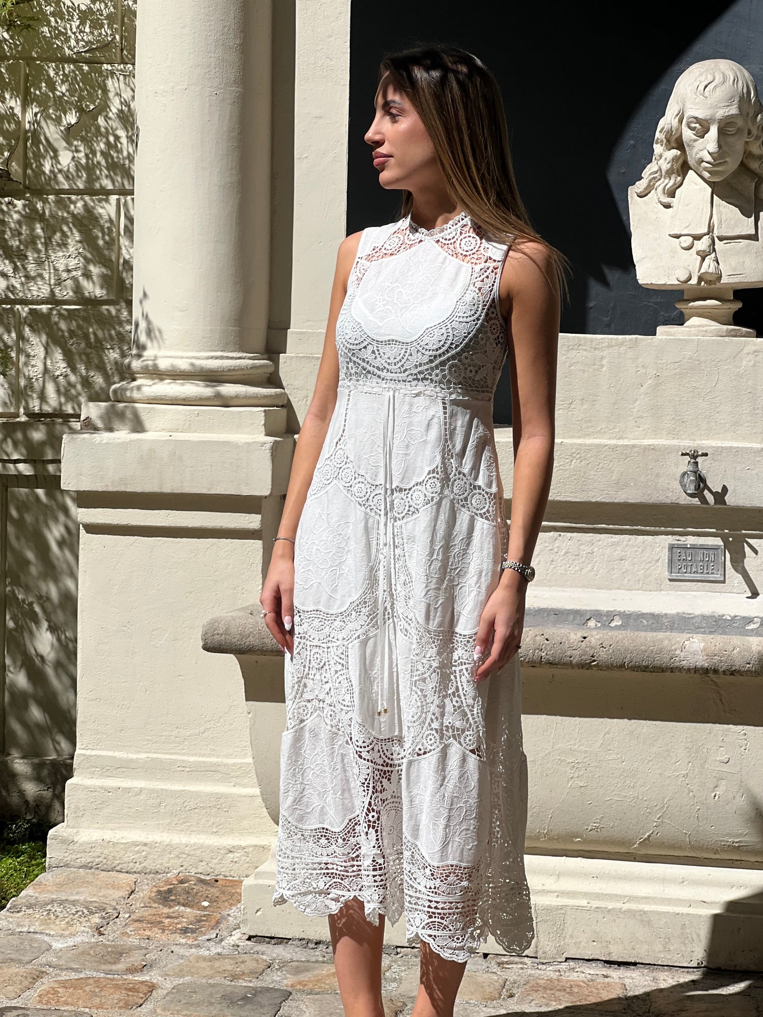 Zimmermann Robe en dentelle T1 – Les Folies d'Eugenie