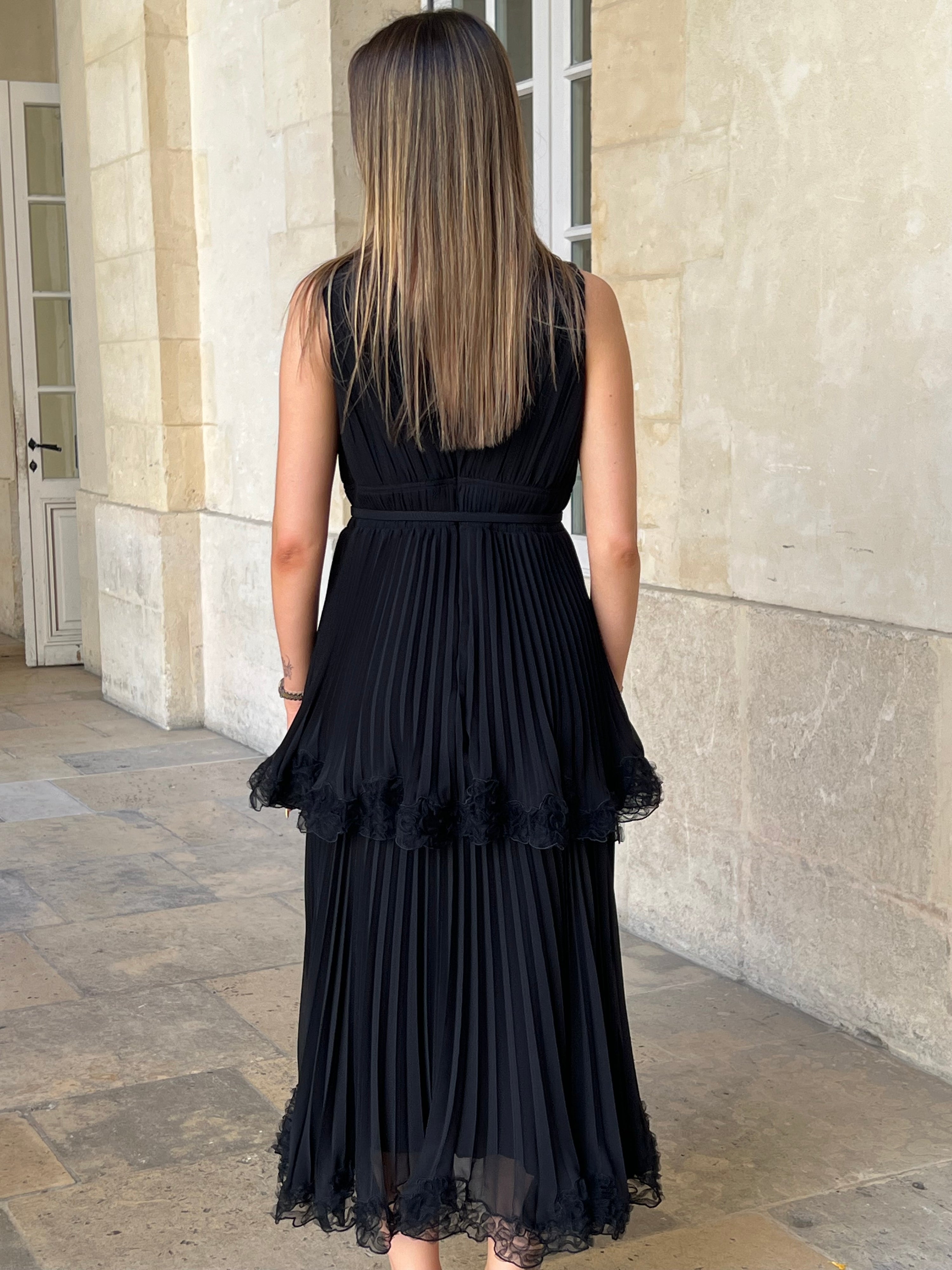 Selbstbildnis - Langkleid aus Spitze Gr. 38