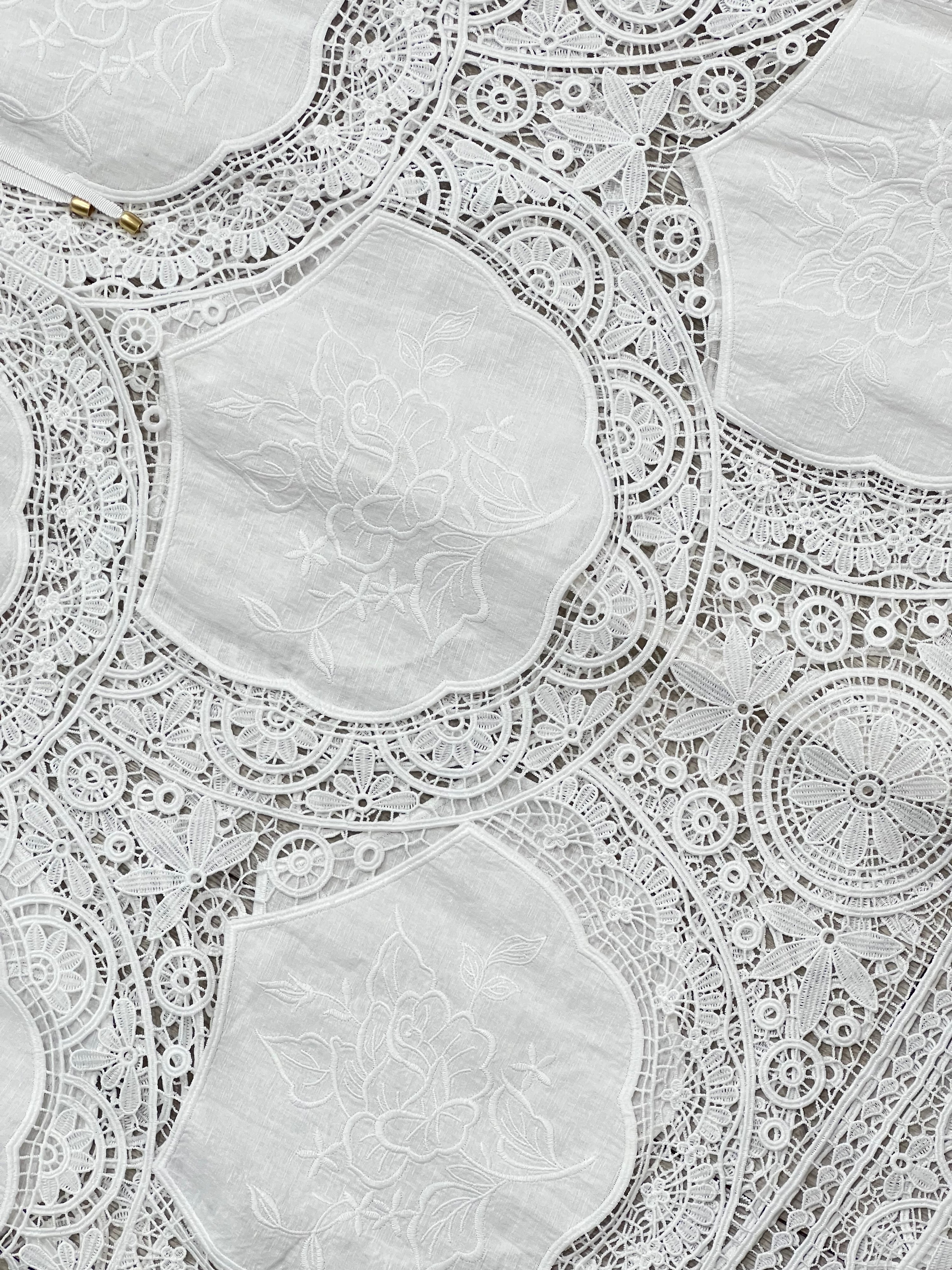 Zimmermann - Robe longue en dentelle T0