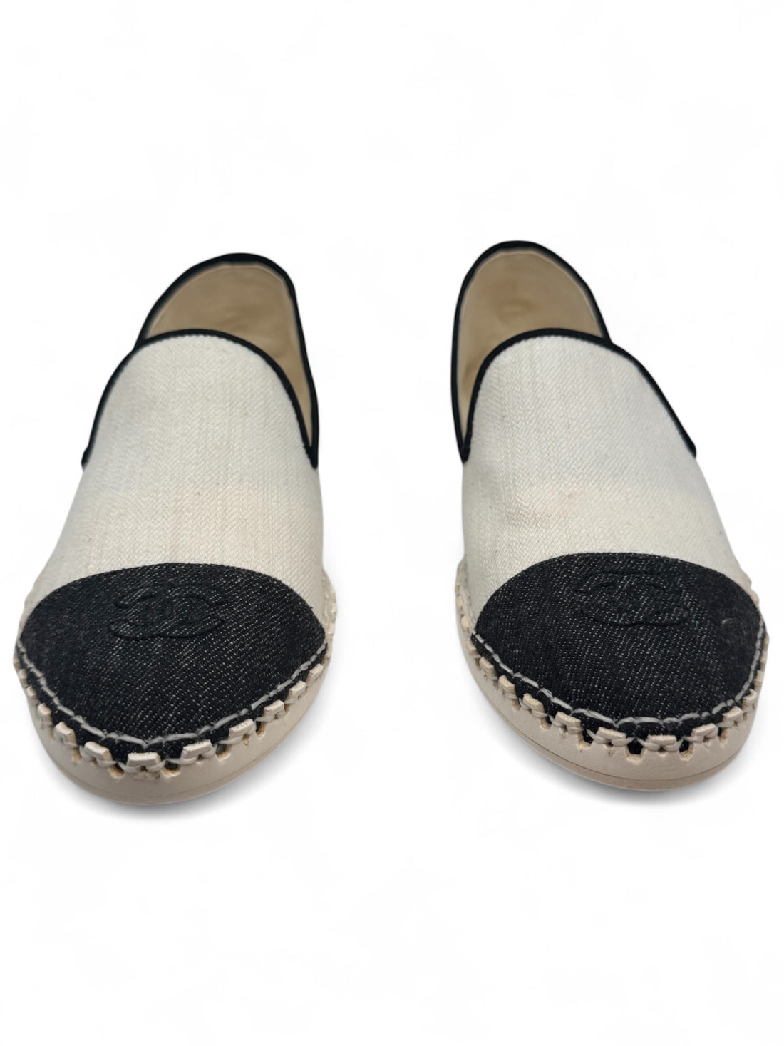 Chanel - Zweifarbige Espadrilles Gr. 39