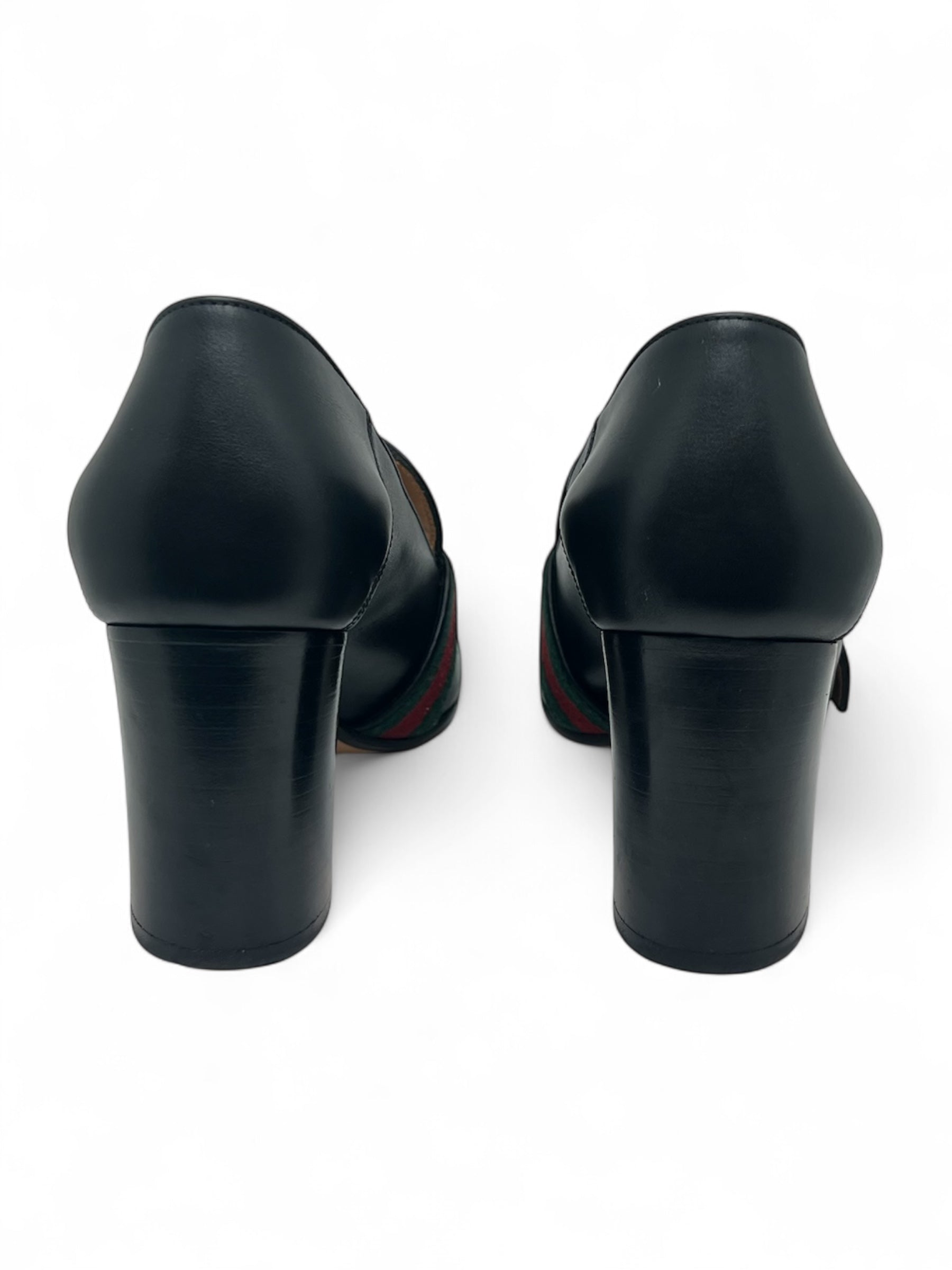 Gucci - Chaussures à talons Peyton en cuir T39