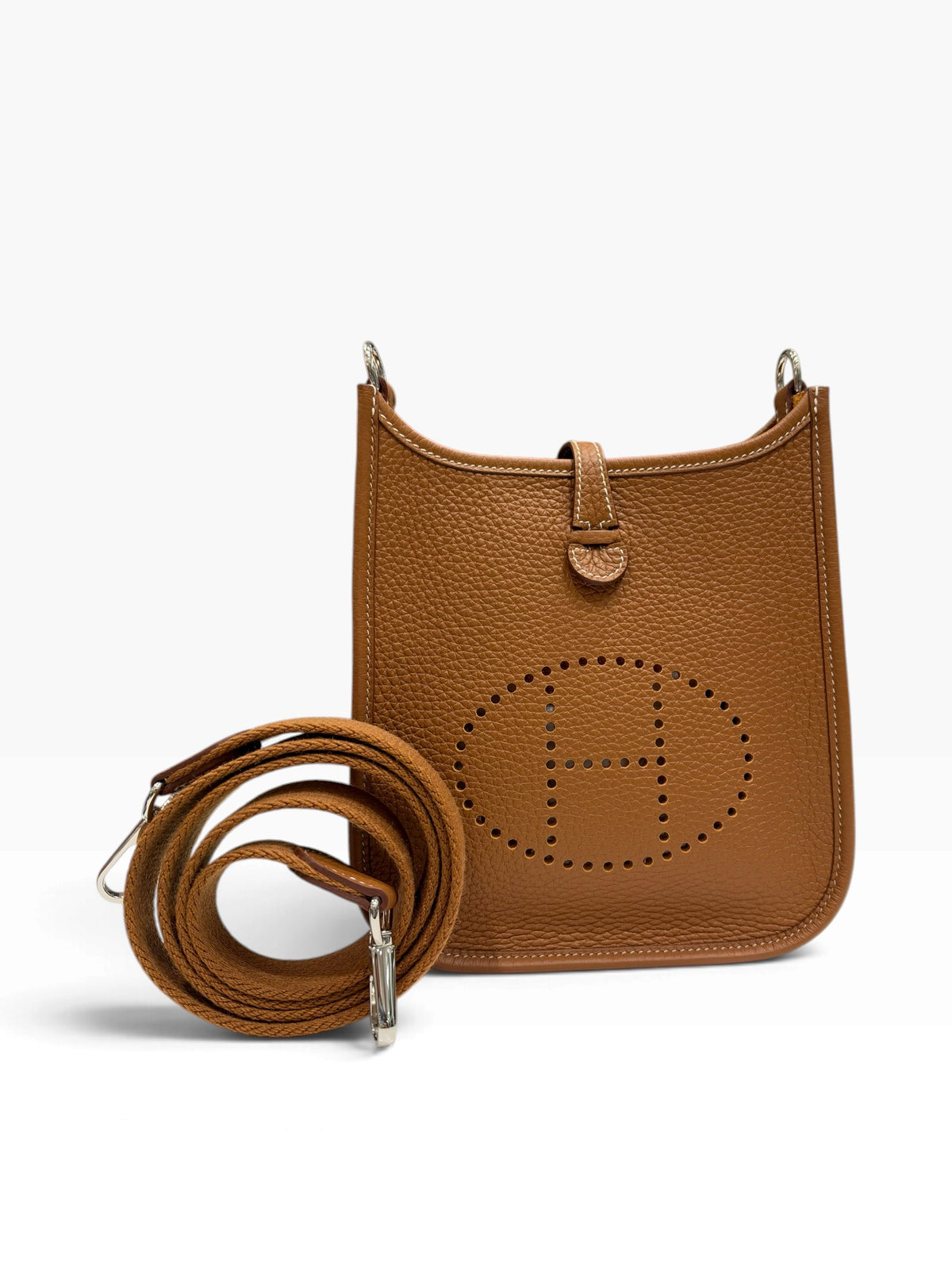 Hermès - Sac Mini Evelyne 16 Gold PHW