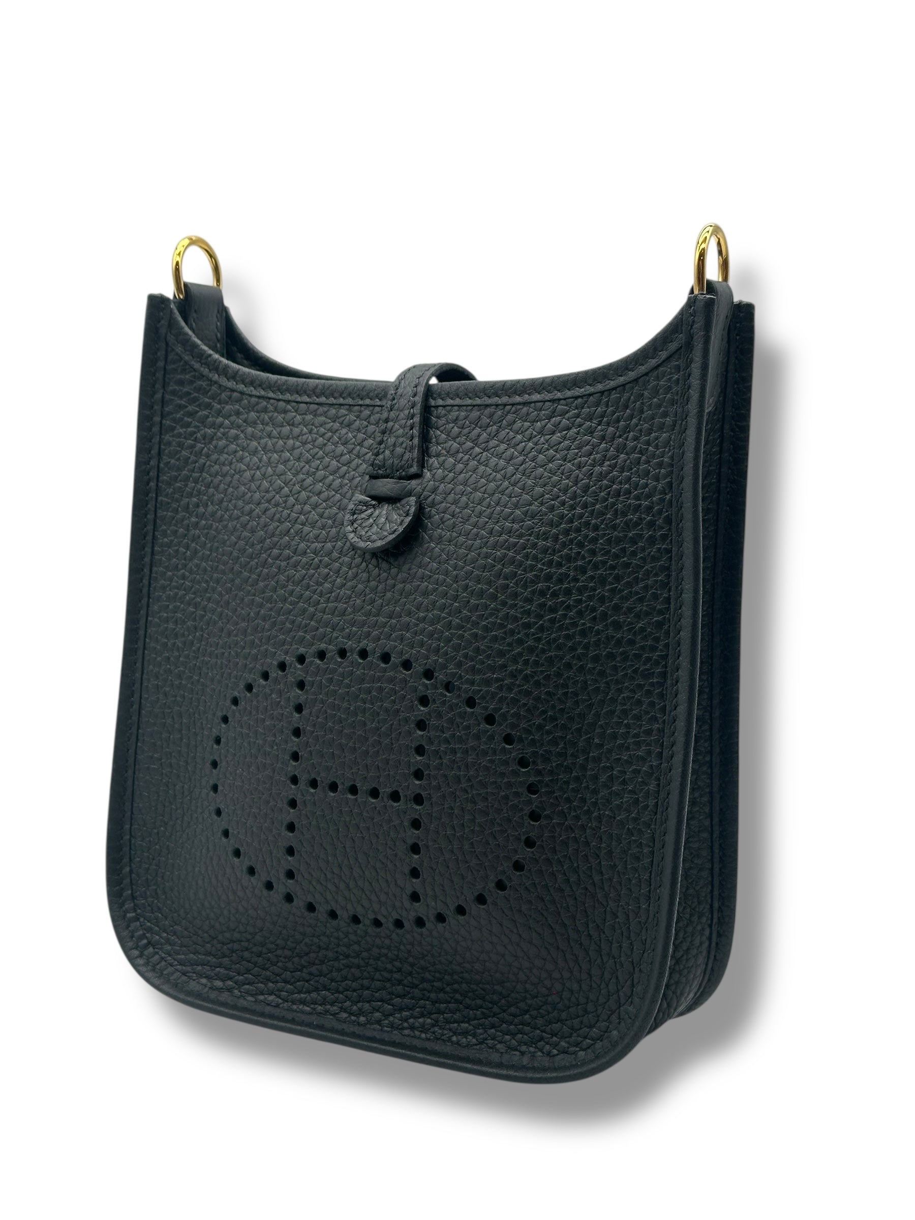Hermès - Sac Evelyne 16 Amazone Taurillon Clémence Noir