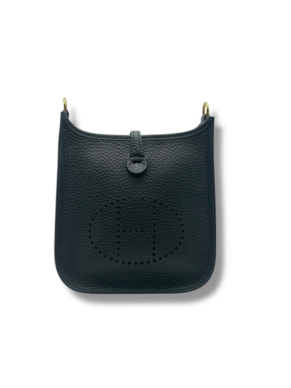 Hermès - Sac Evelyne 16 Amazone Taurillon Clémence Noir