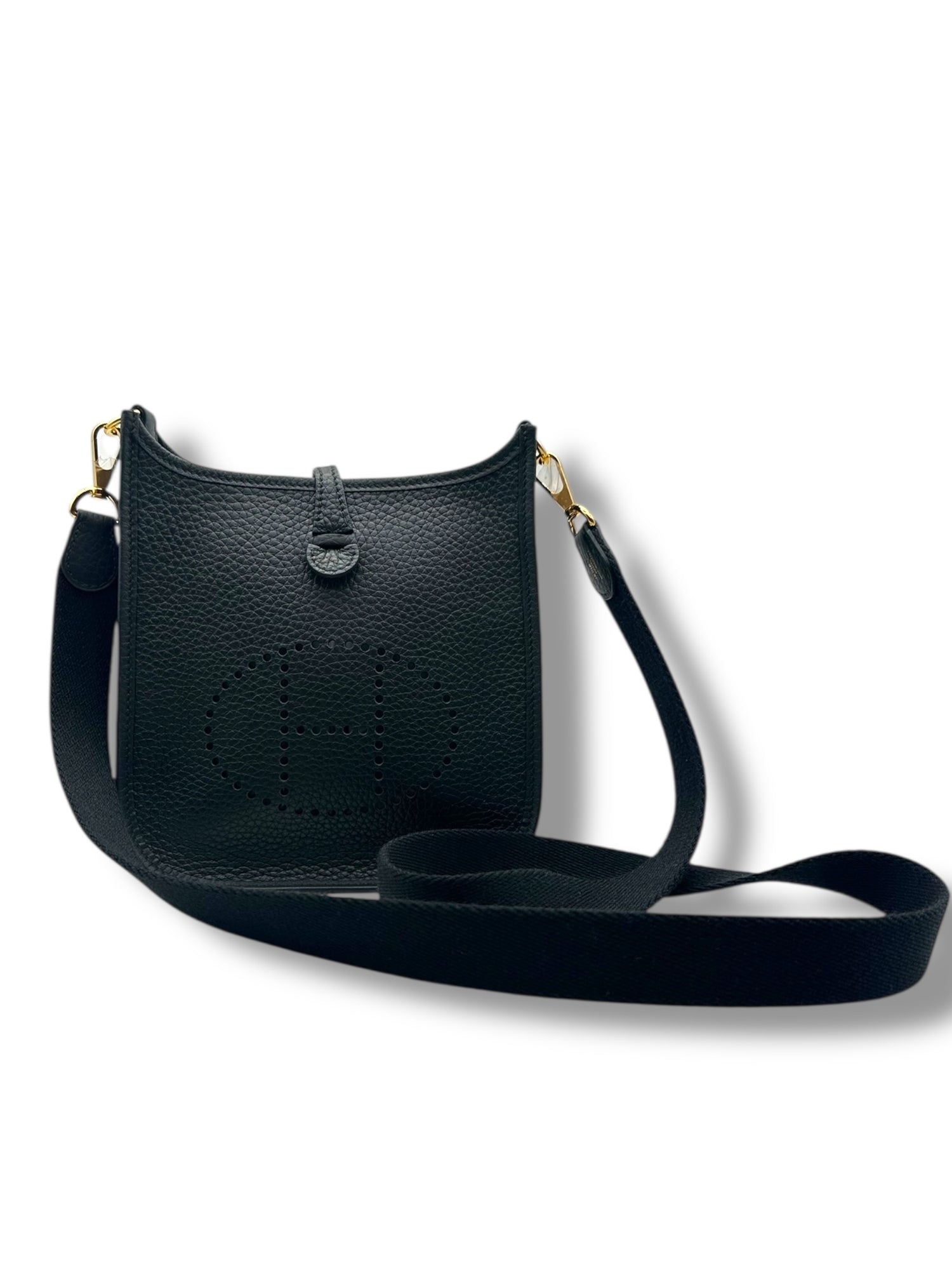 Hermès - Sac Evelyne 16 Amazone Taurillon Clémence Noir