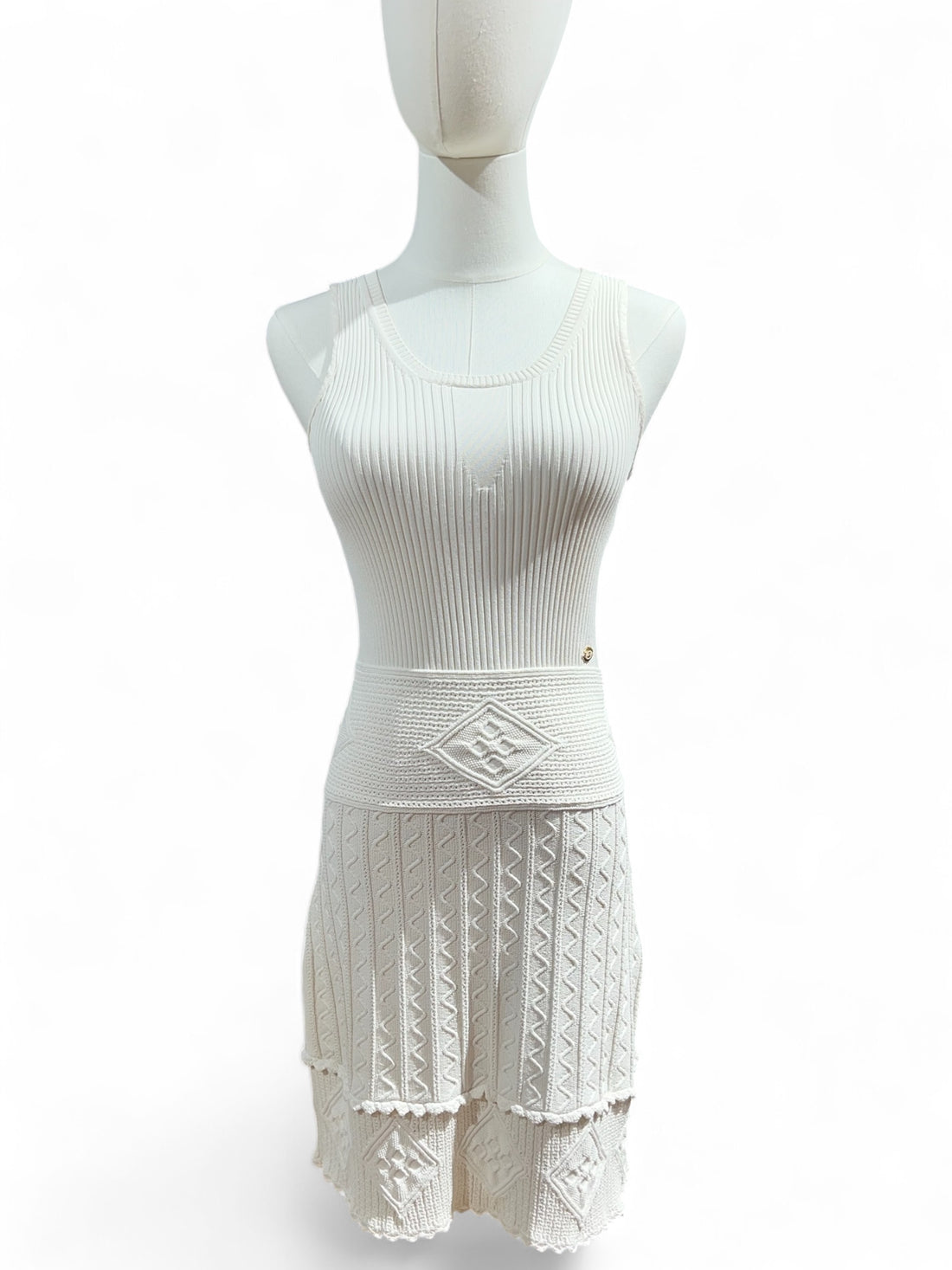 Chanel - Robe blanche T36