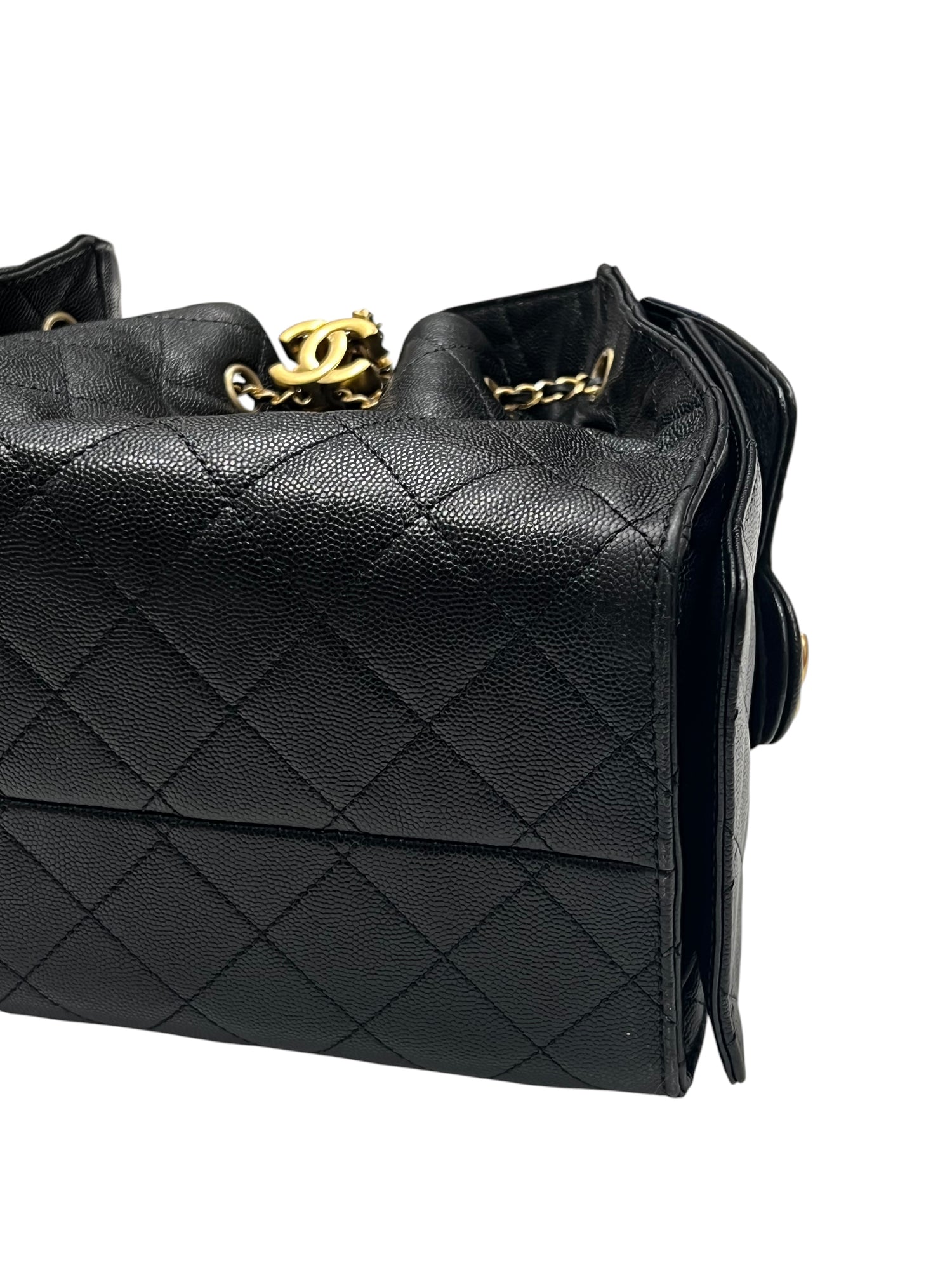 Chanel - sac 25 small cuir noir