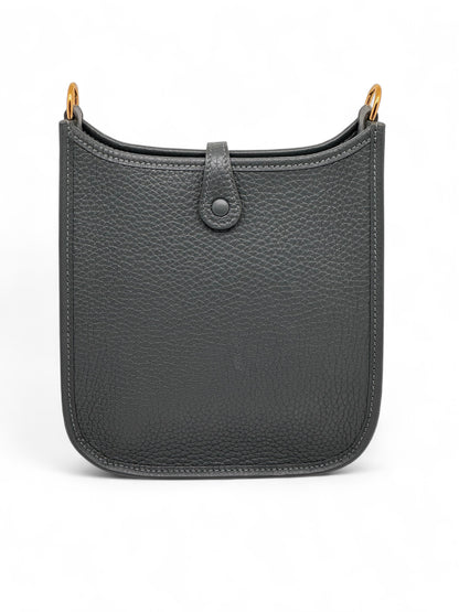 Hermès - Sac Mini Evelyne 16 Vert Mangrove