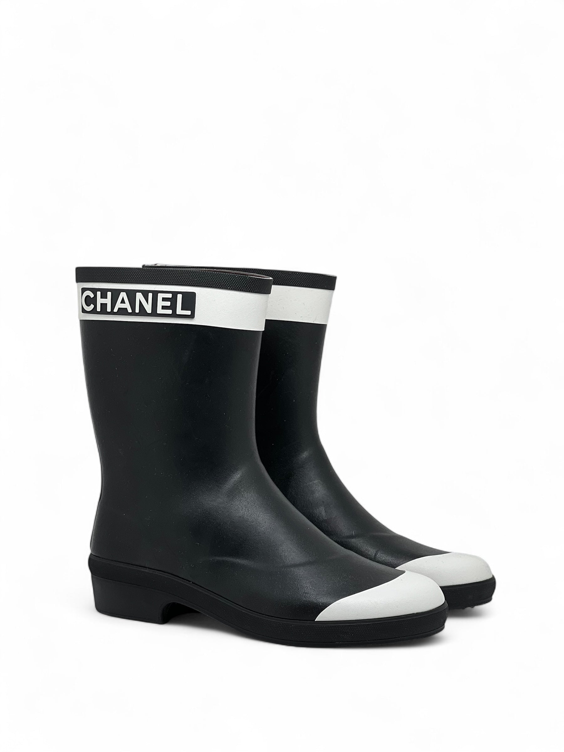 Chanel - Gummistiefel Größe 40
