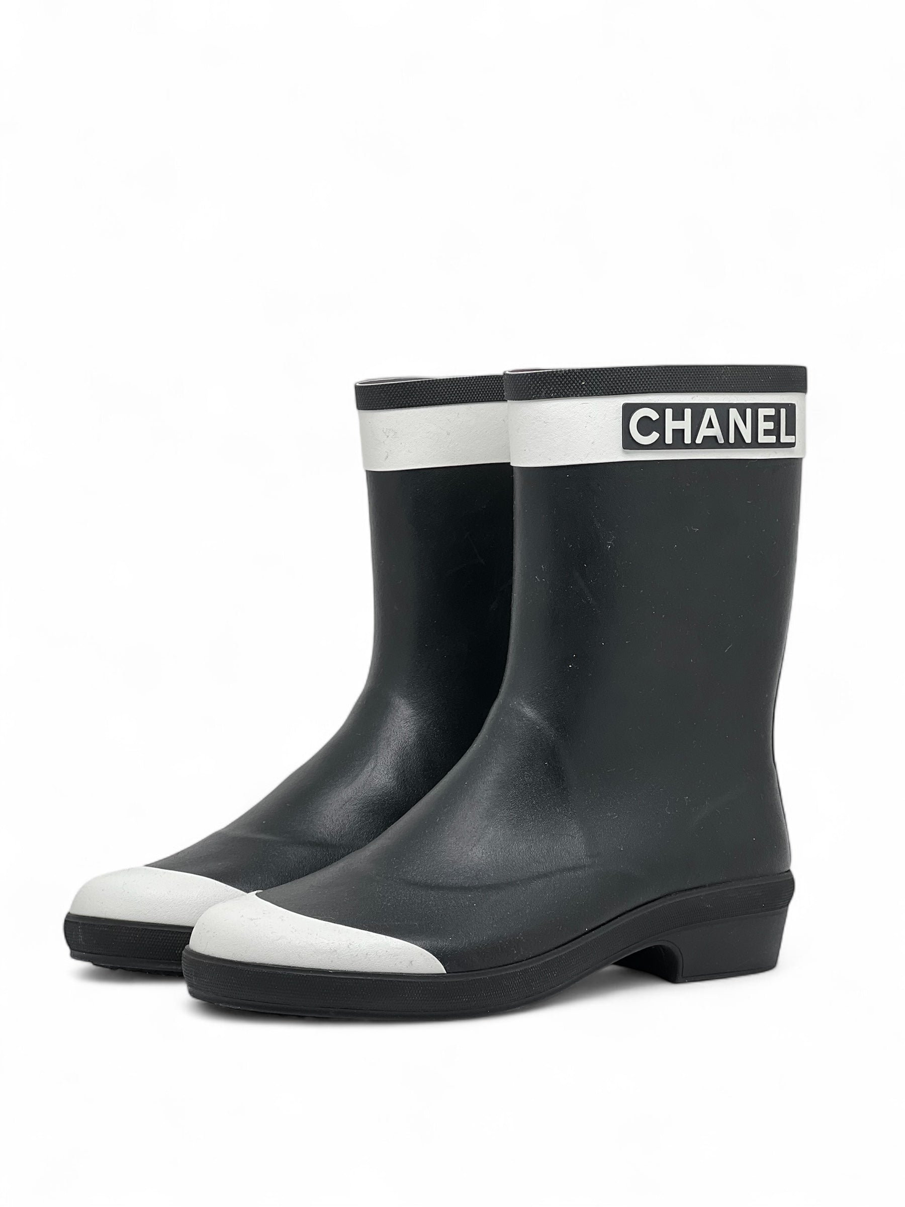 Chanel - Gummistiefel Größe 40