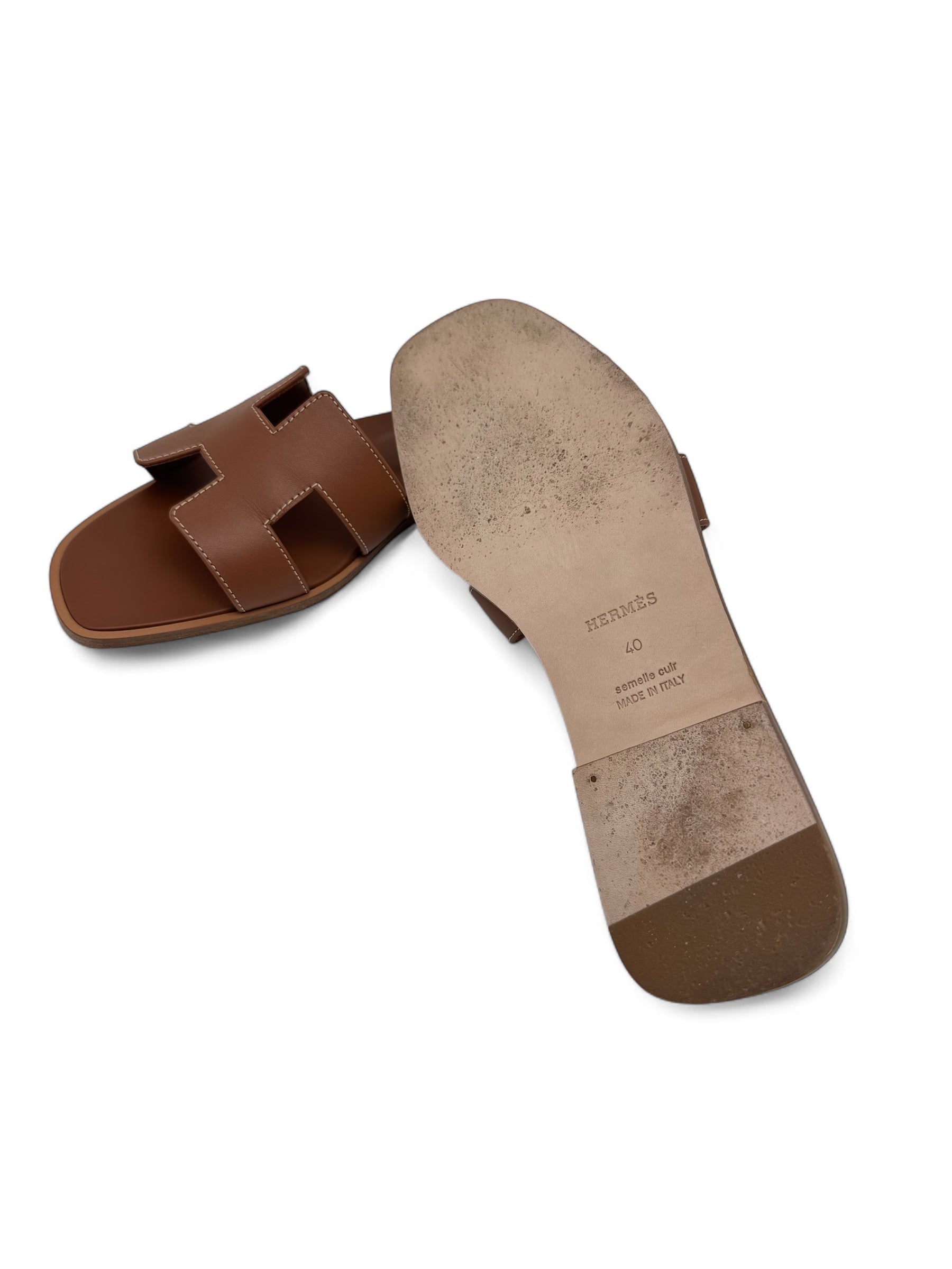 Hermès - Sandale Oran T40