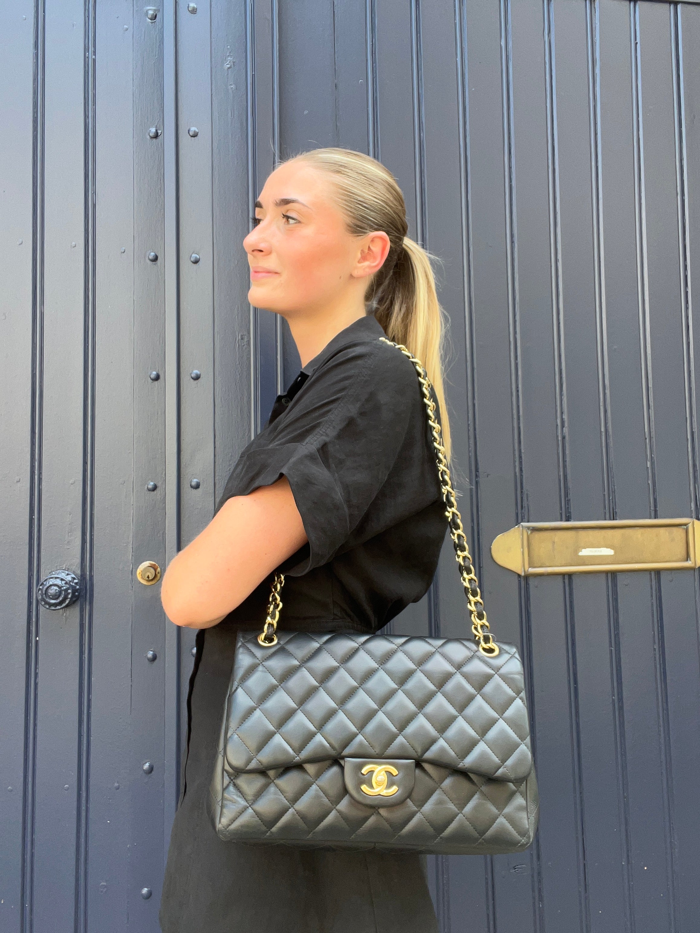 Chanel - Sac jumbo noir