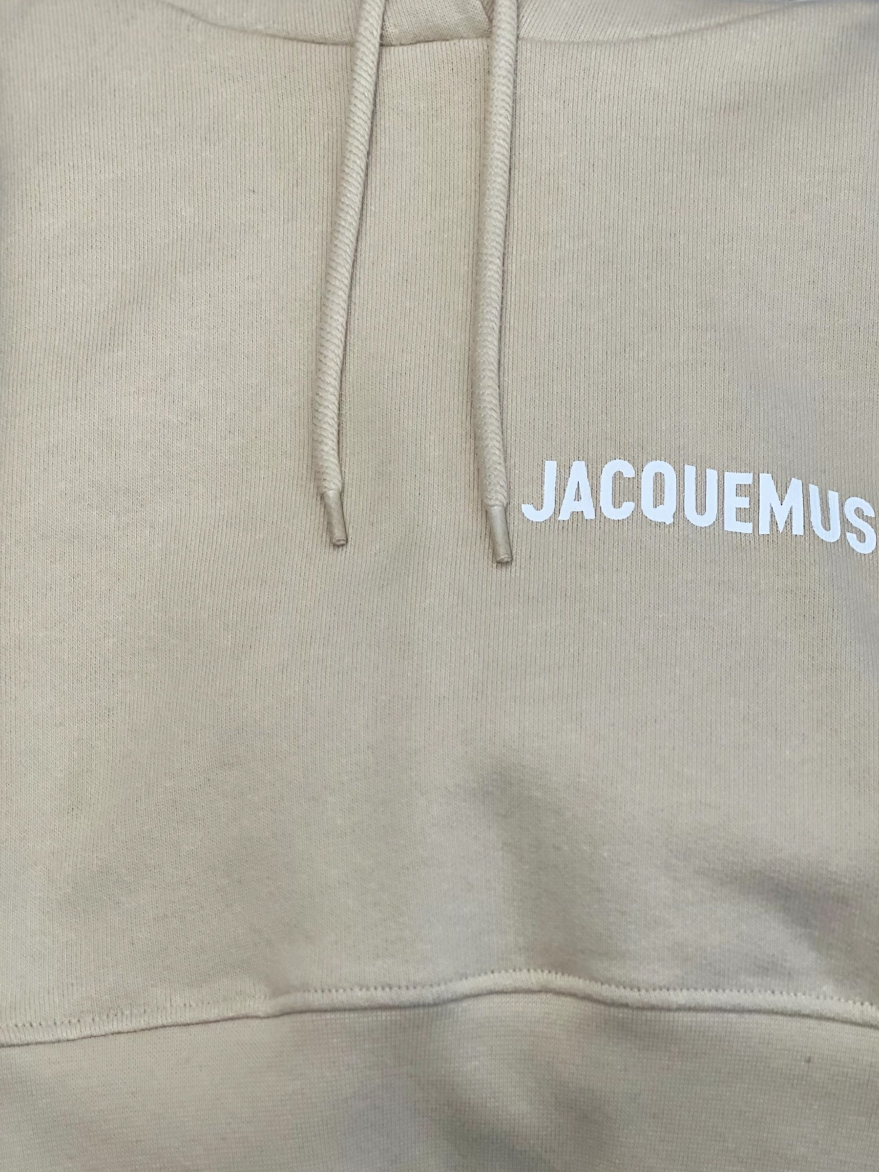 Jacquemus - Felpa con cappuccio crop top T38