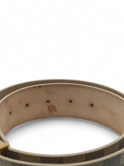 Louis Vuitton - Ceinture damier azur T 80