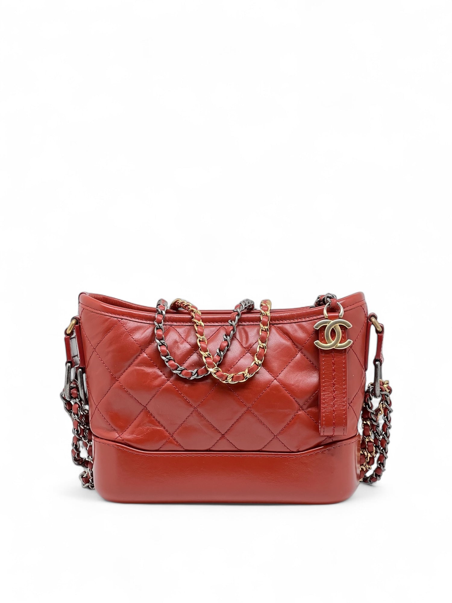 Chanel - Sac Mini Gabrielle Terracotta