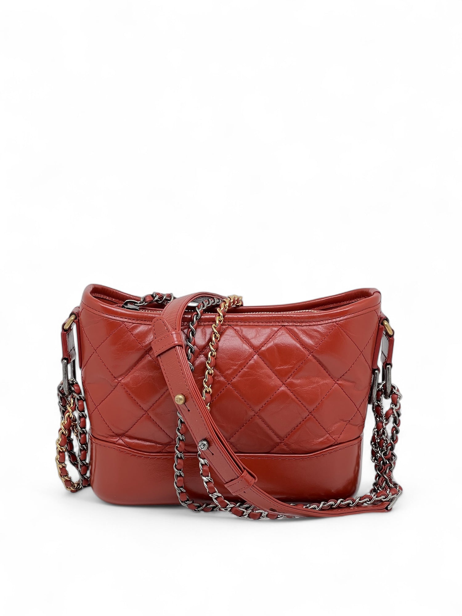 Chanel - Sac Mini Gabrielle Terracotta