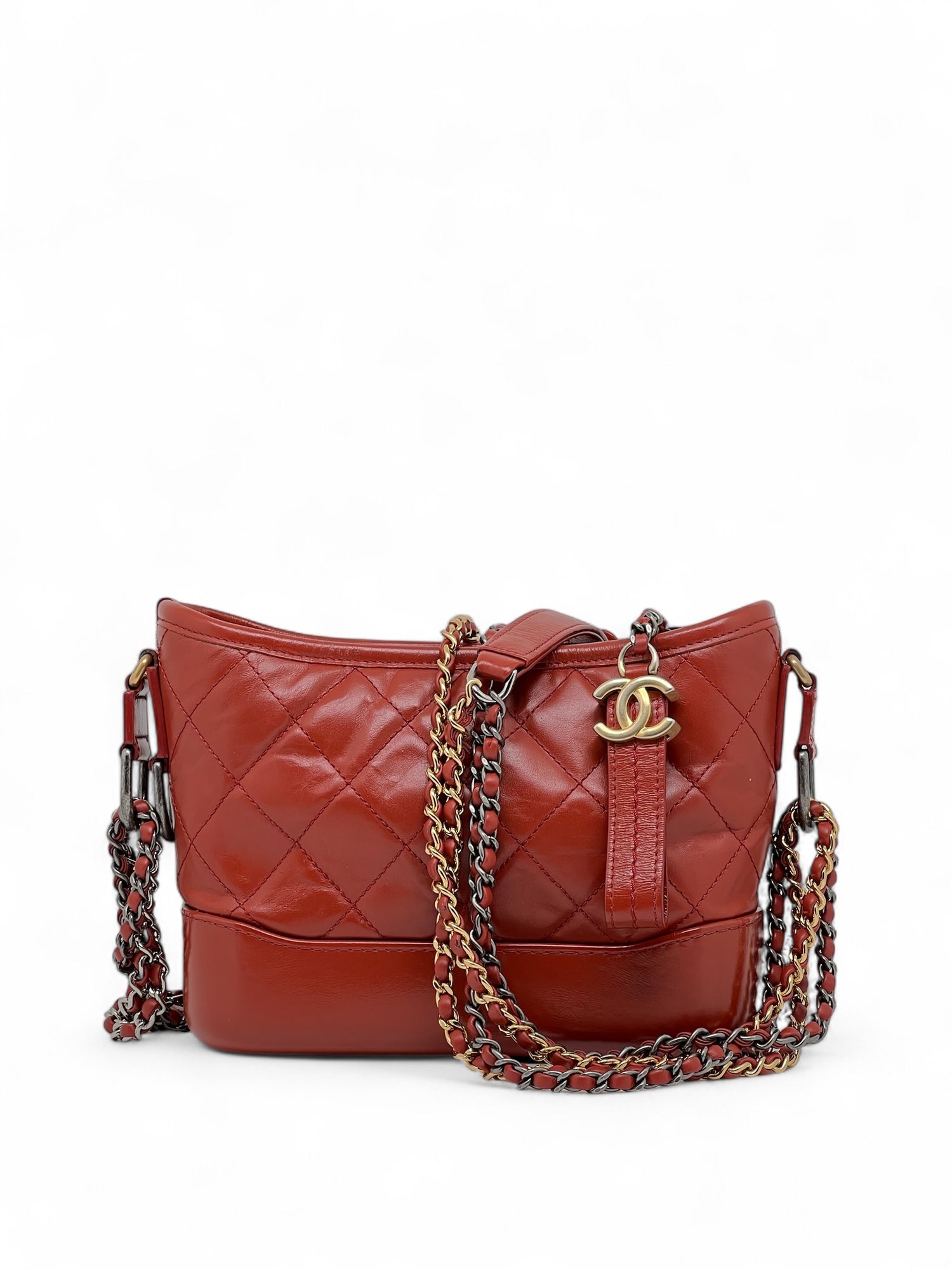 Chanel - Sac Mini Gabrielle Terracotta