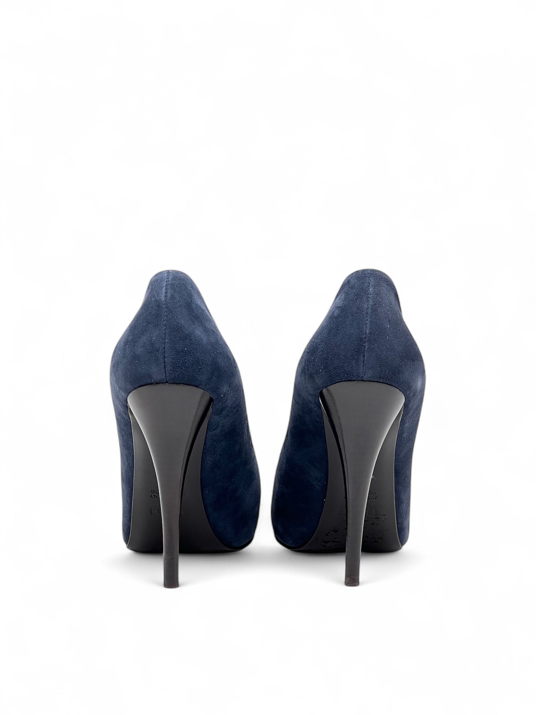 Fendi - Wildlederschuhe mit Absatz Gr. 37