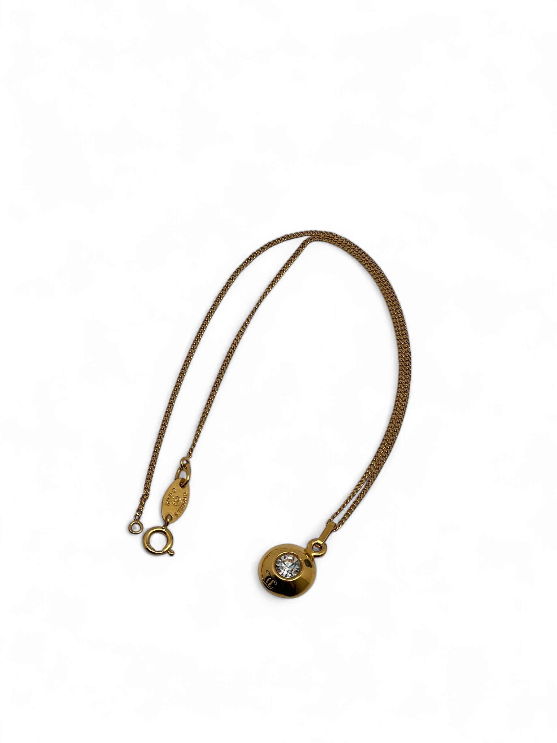Chanel - Halskette mit Strasssteinbesatz