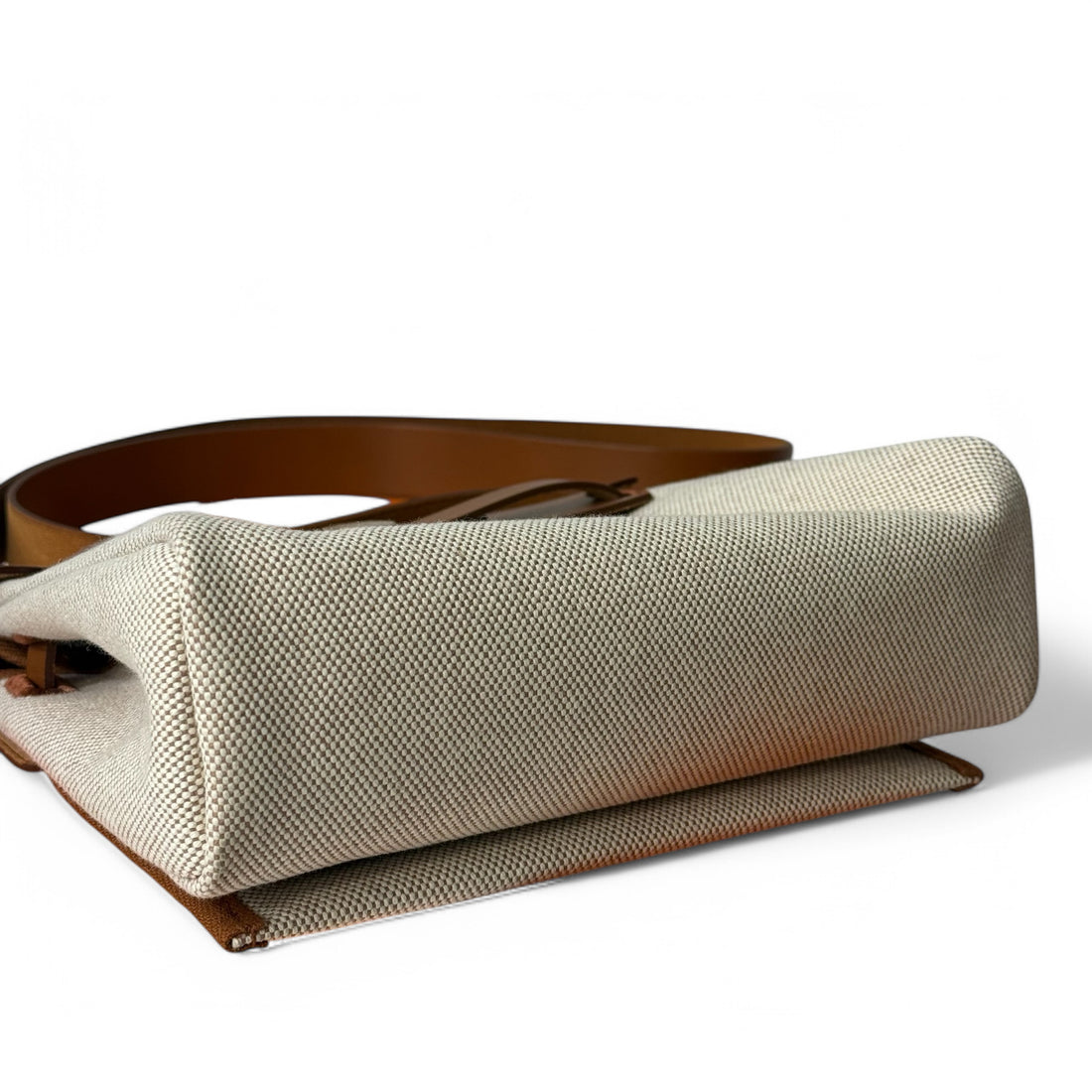 Hermès - Mini Herbag écru-fauve