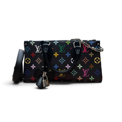 Louis Vuitton - Sac On the Go PM Murakami noir