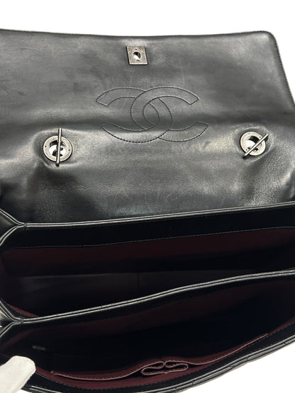 Chanel - sac maxi trendy cuir agneau noir