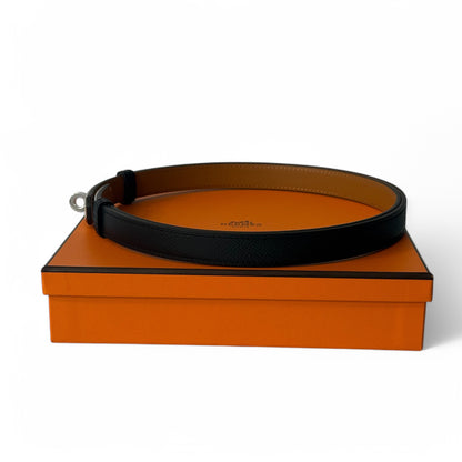 Hermès - Ceinture Kelly noire