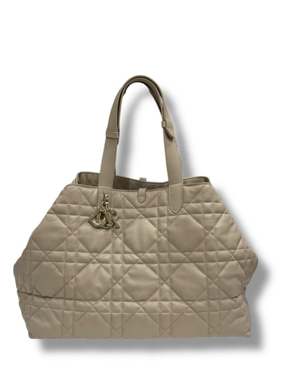 Christian Dior - Sac Dior Toujours large cuir beige