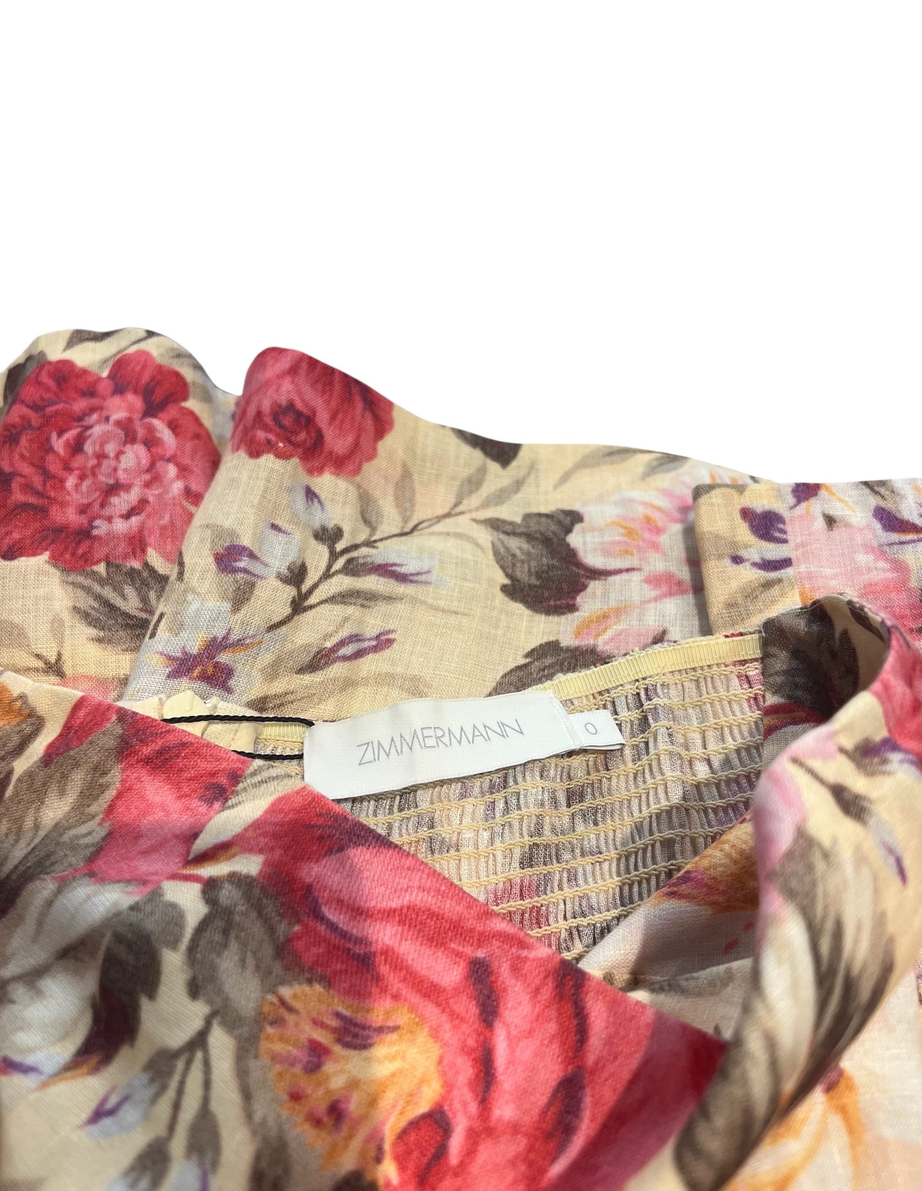 Zimmermann - Combinaison fleurie bustier