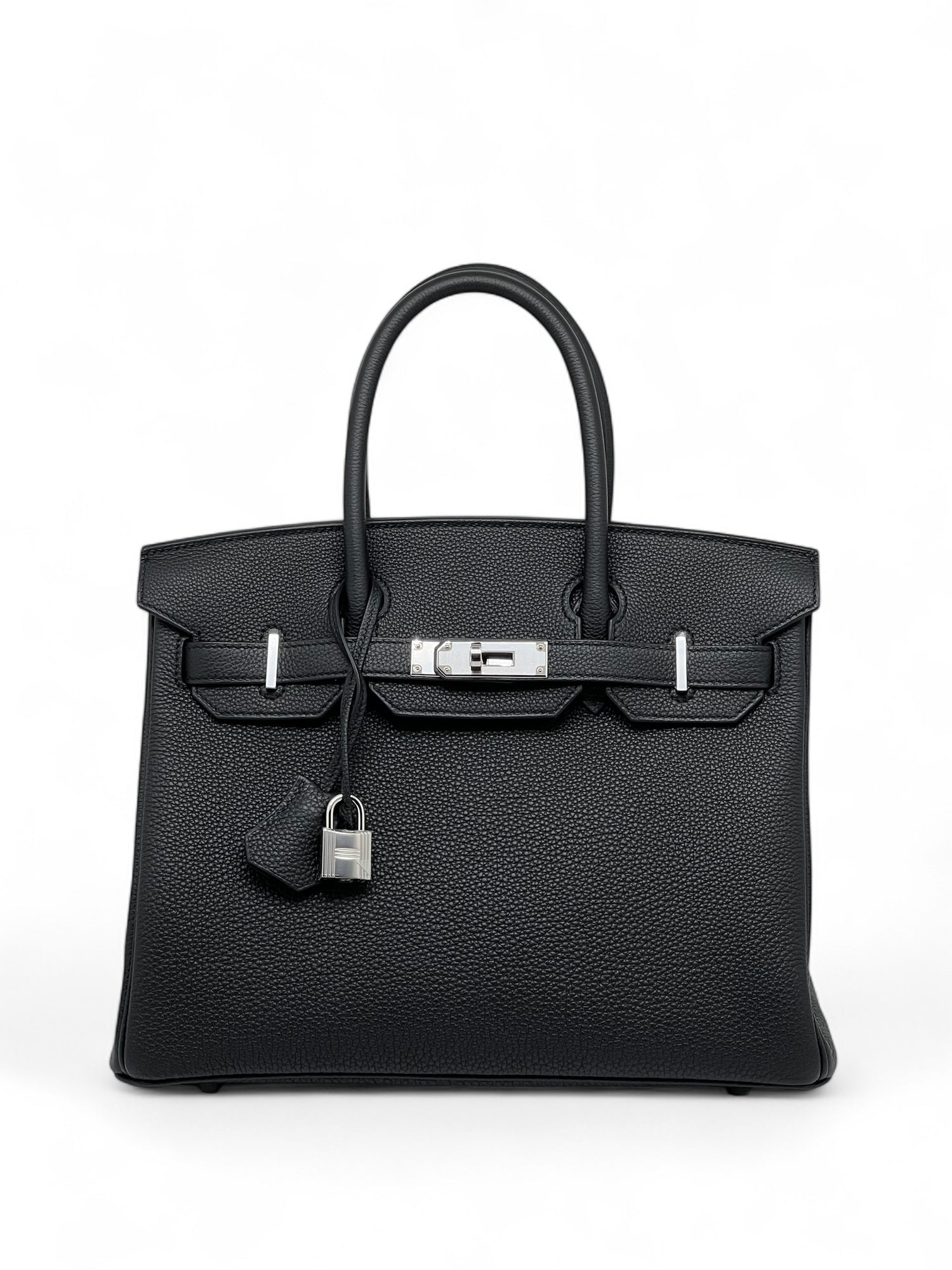 Hermès - Sac Birkin 30 Noir cuir Togo