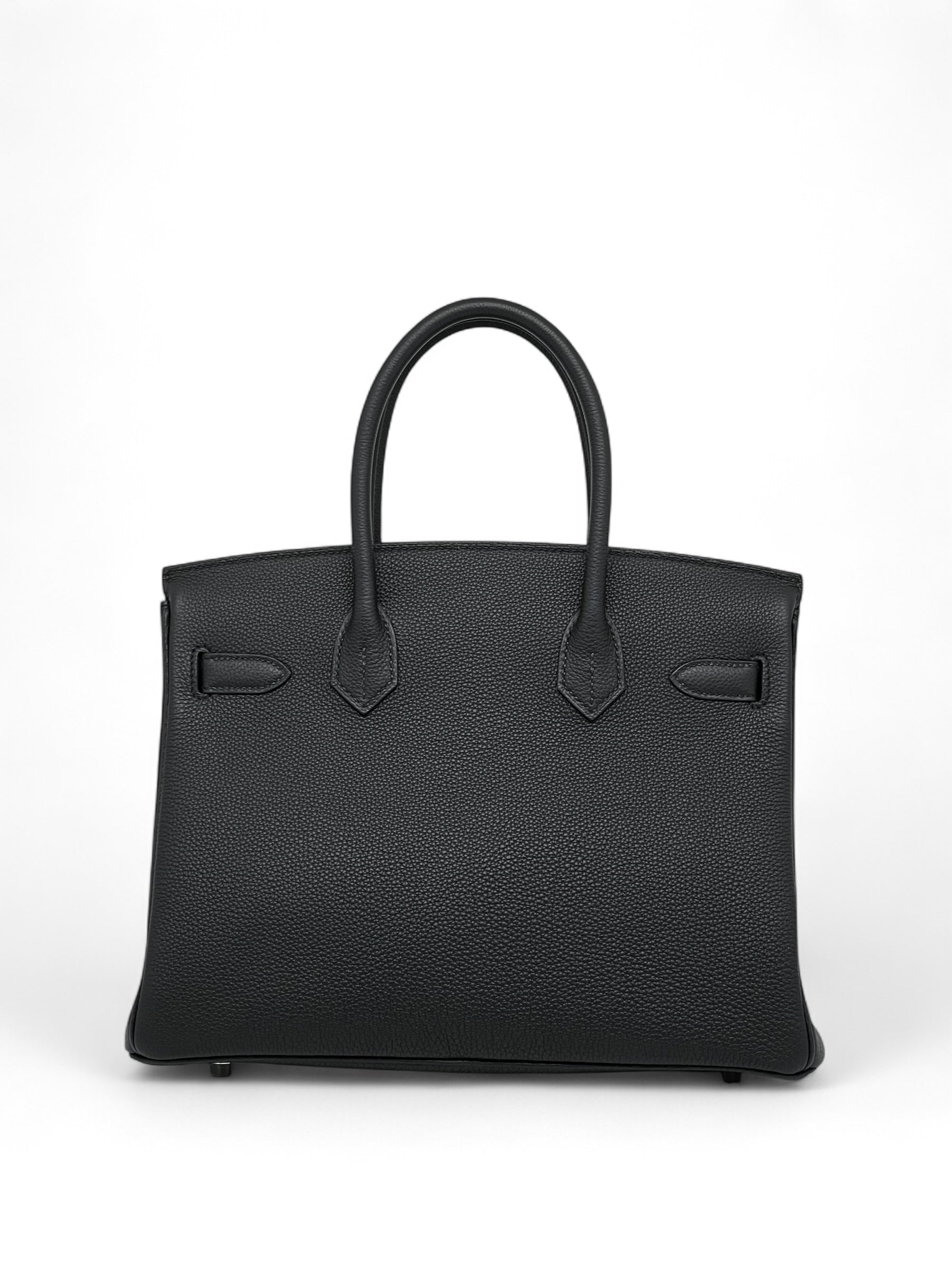 Hermès - Birkin-Tasche 30 Schwarz Togo-Leder