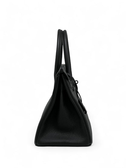 Hermès - Sac Birkin 30 Noir cuir Togo