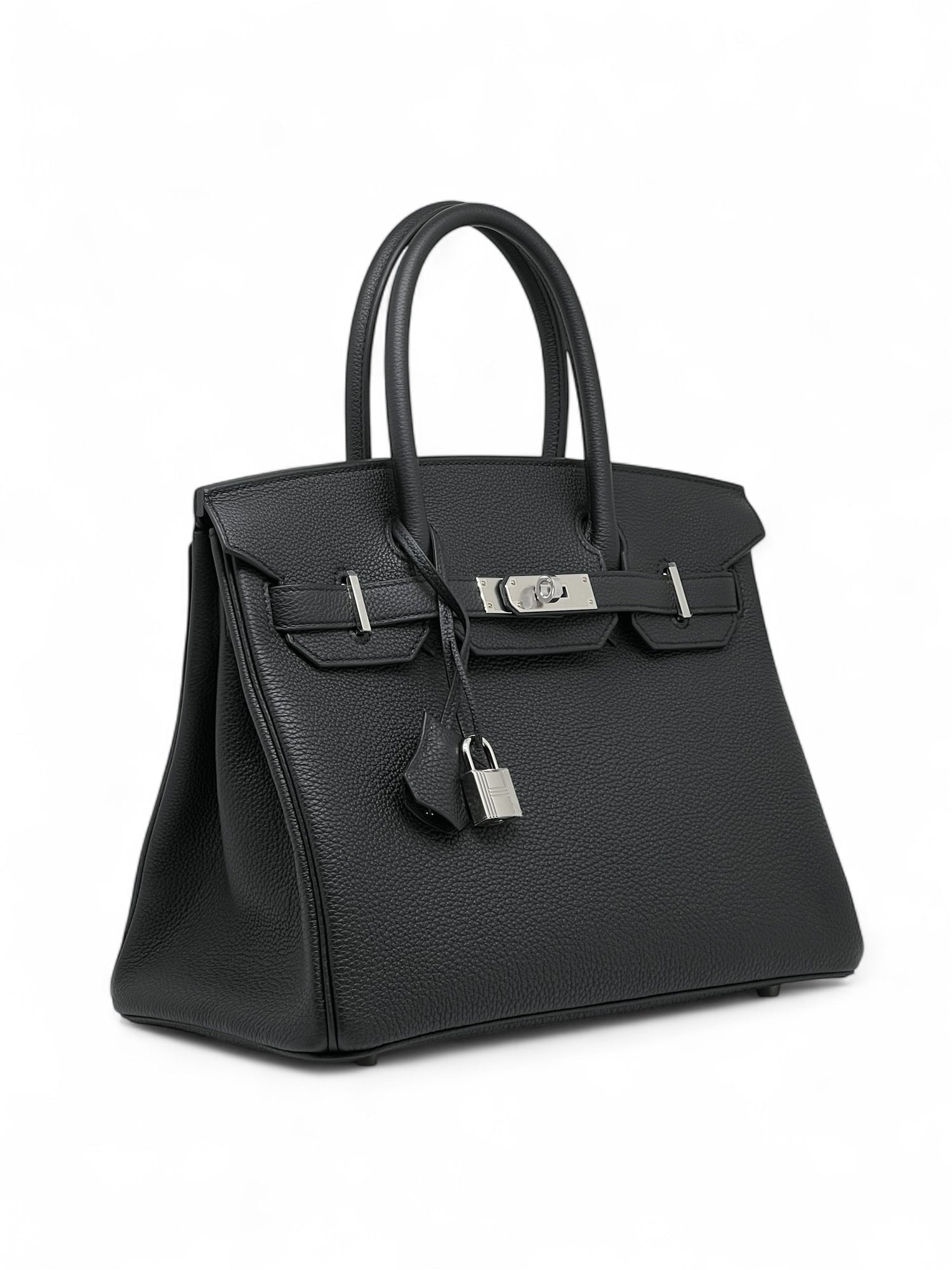Hermès - Sac Birkin 30 Noir cuir Togo
