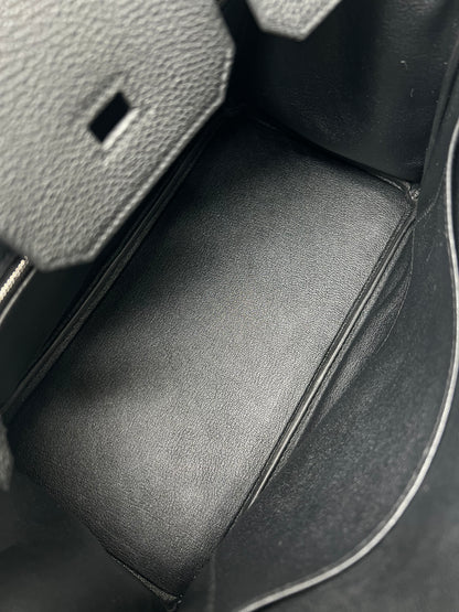 Hermès - Sac Birkin 30 Noir cuir Togo