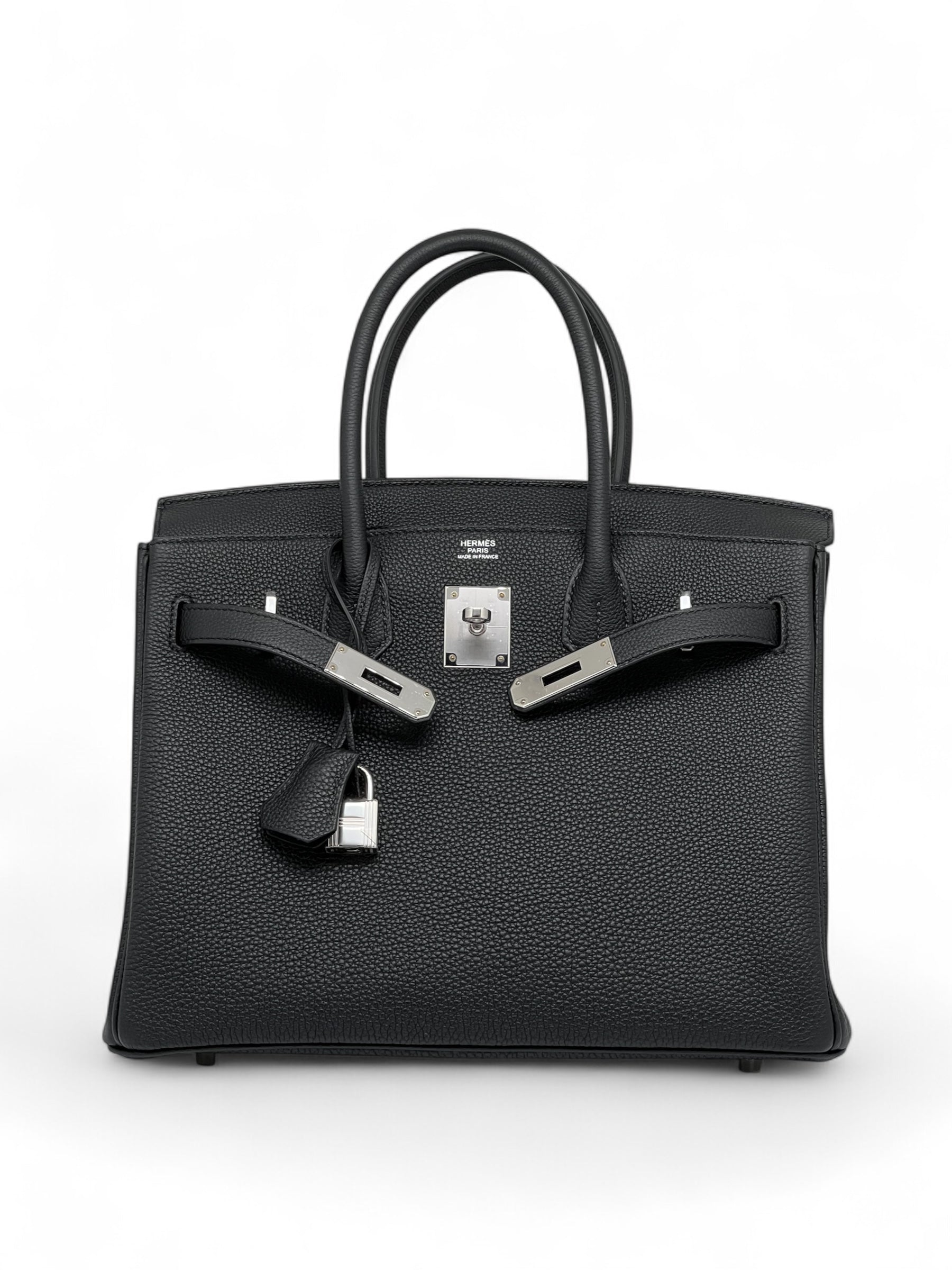 Hermès - Sac Birkin 30 Noir cuir Togo