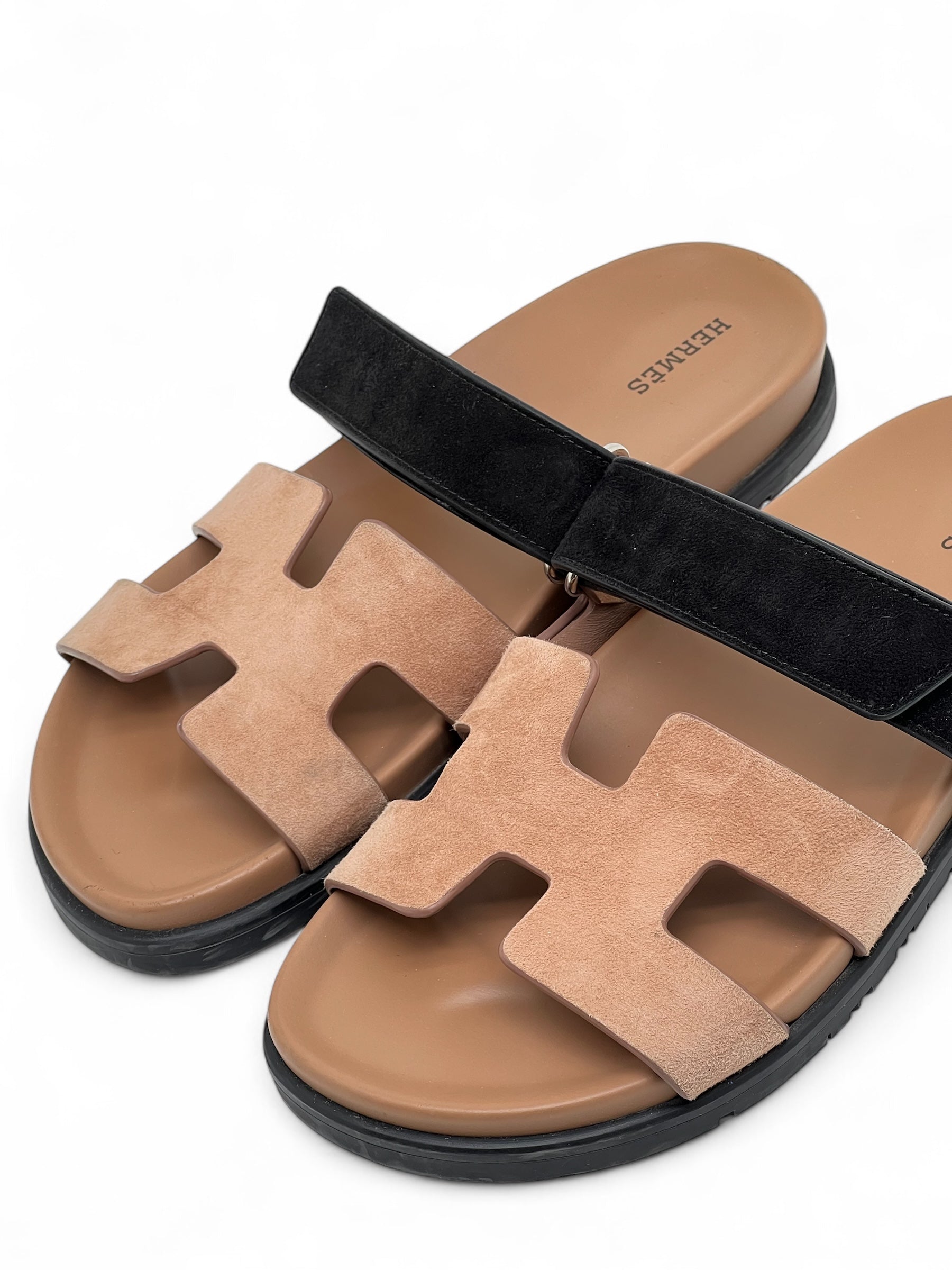 Hermès - Sandales Chypre Bicolore T39