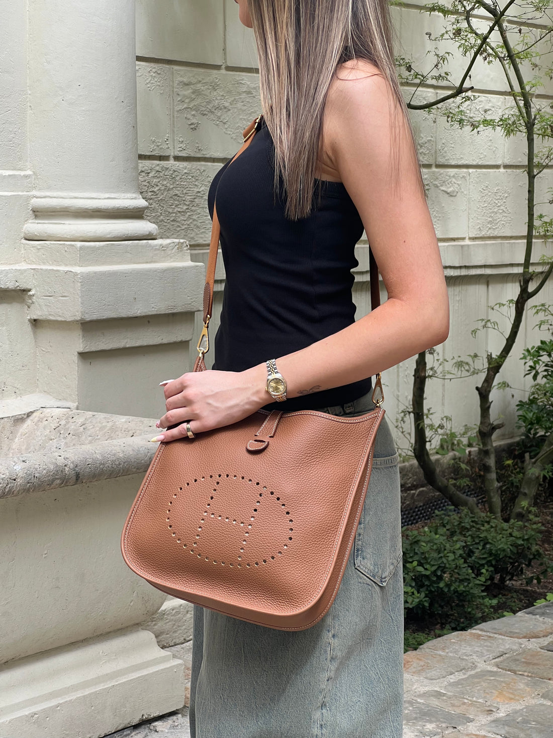 Hermès - Sac Evelyne III 29 Gold