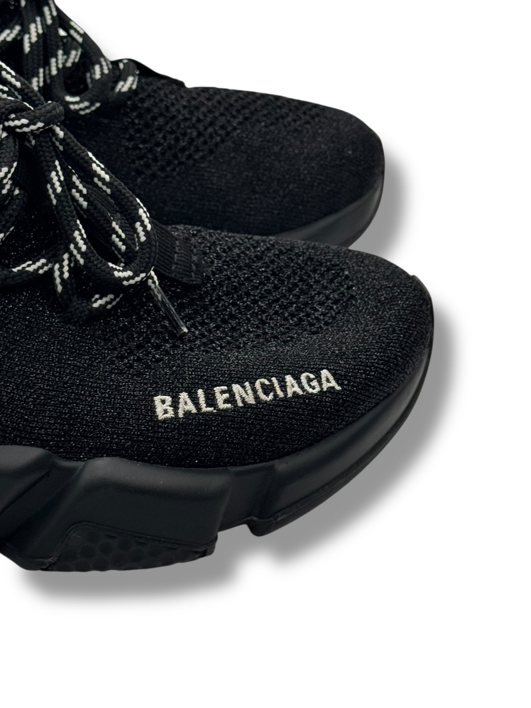 Balenciaga - Speed Lace Up glitter sneakers size 37