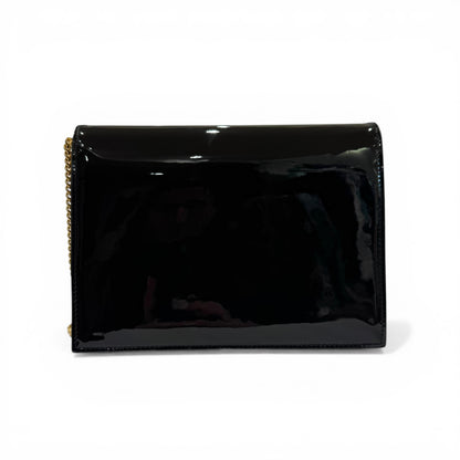 Yves Saint Laurent - Sac en cuir vernis noir