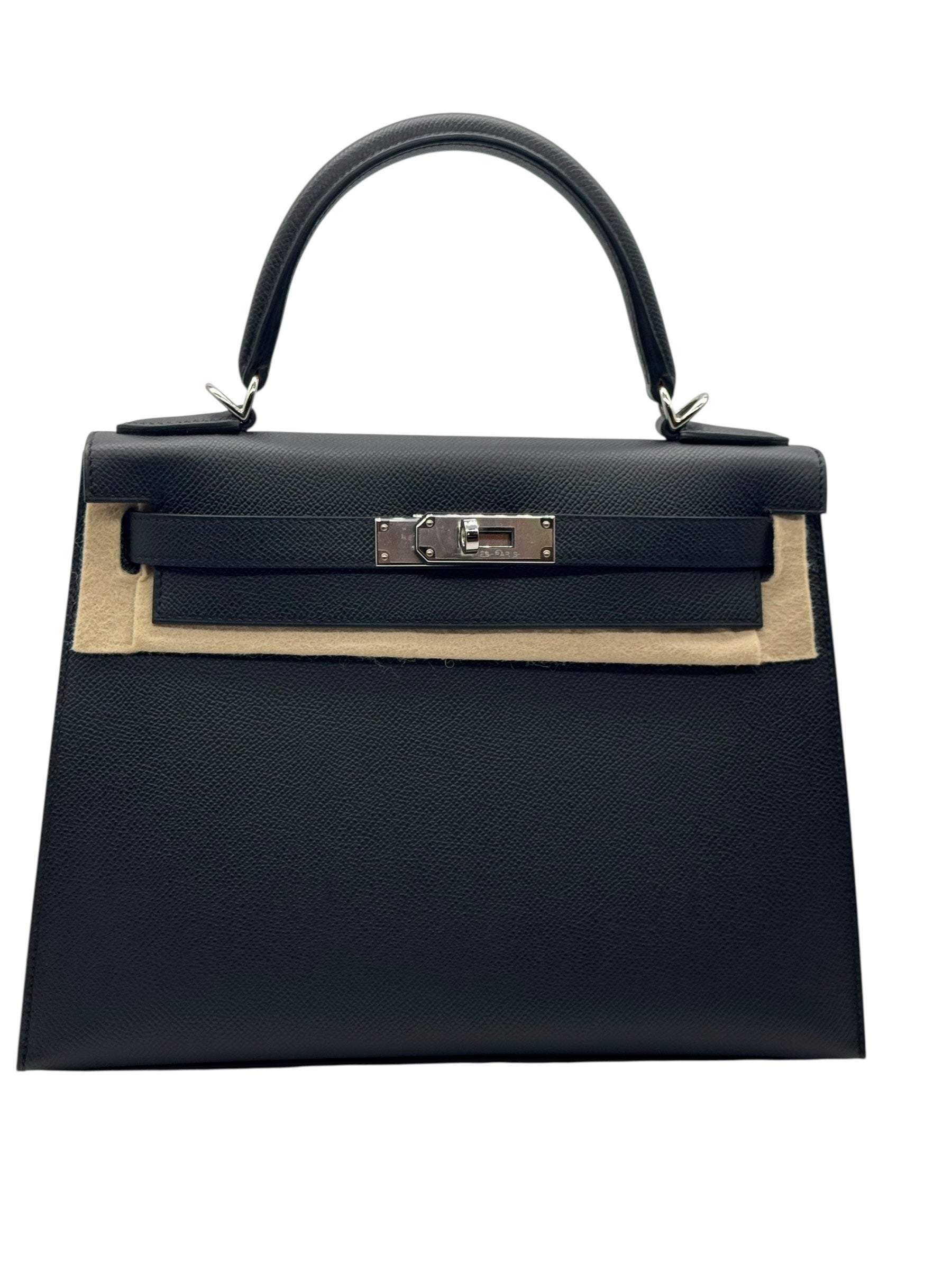 Hermès - Kelly II Sellier Tasche 28 Kalbsleder Epsom