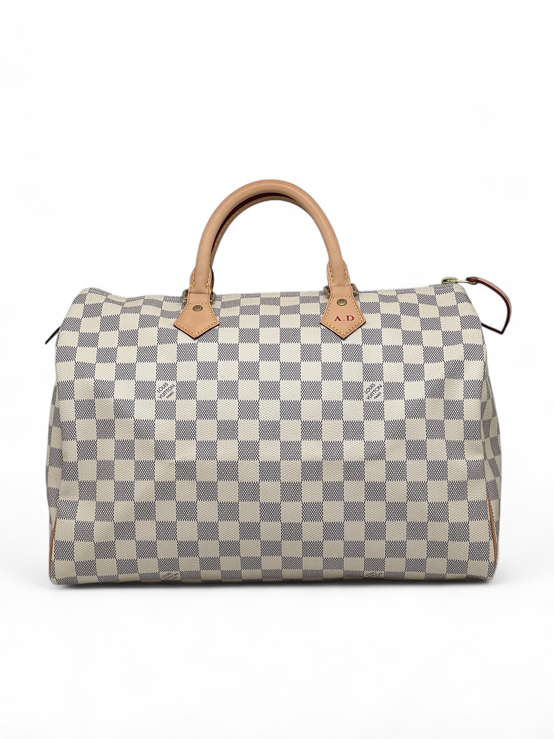 Louis Vuitton - Tasche Speedy 35 Damier Azur