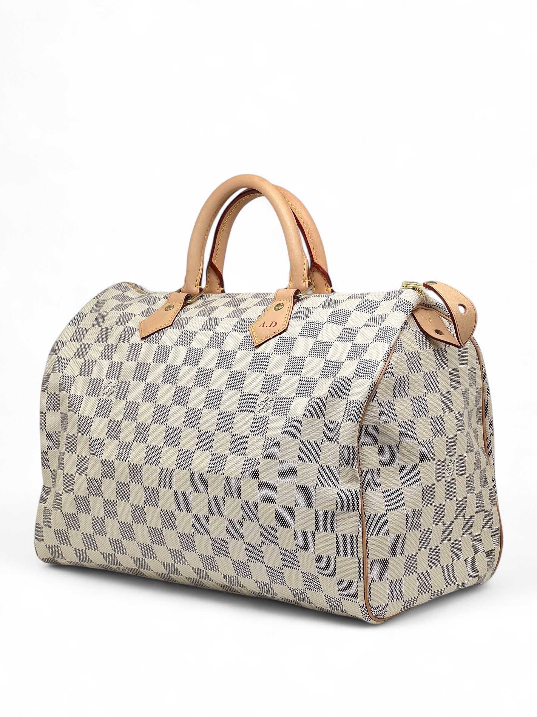 Louis Vuitton - Tasche Speedy 35 Damier Azur