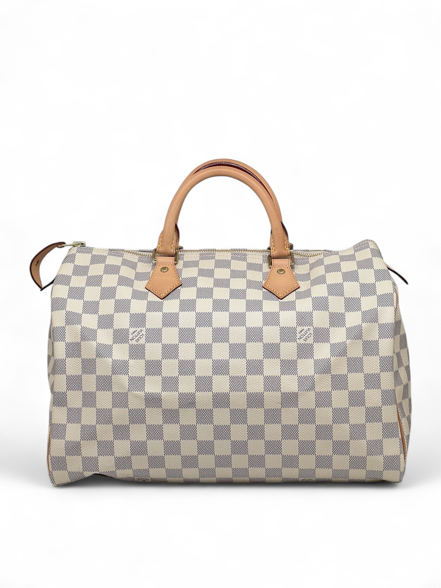 Louis Vuitton - Tasche Speedy 35 Damier Azur