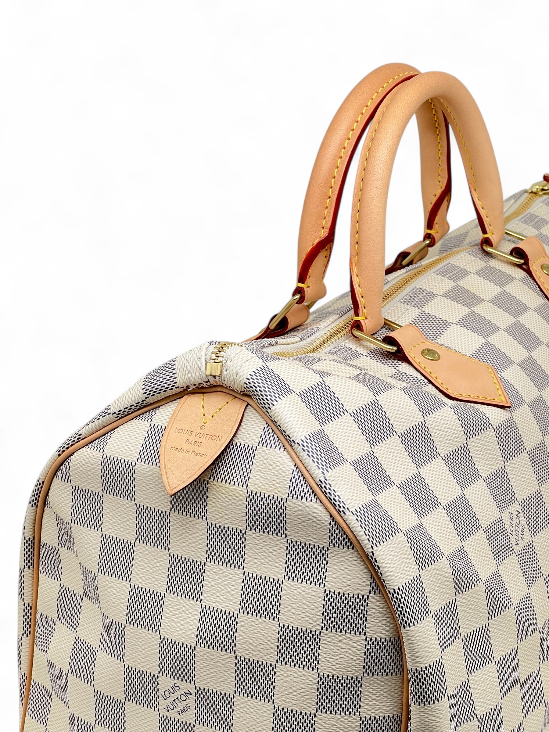 Louis Vuitton - Tasche Speedy 35 Damier Azur