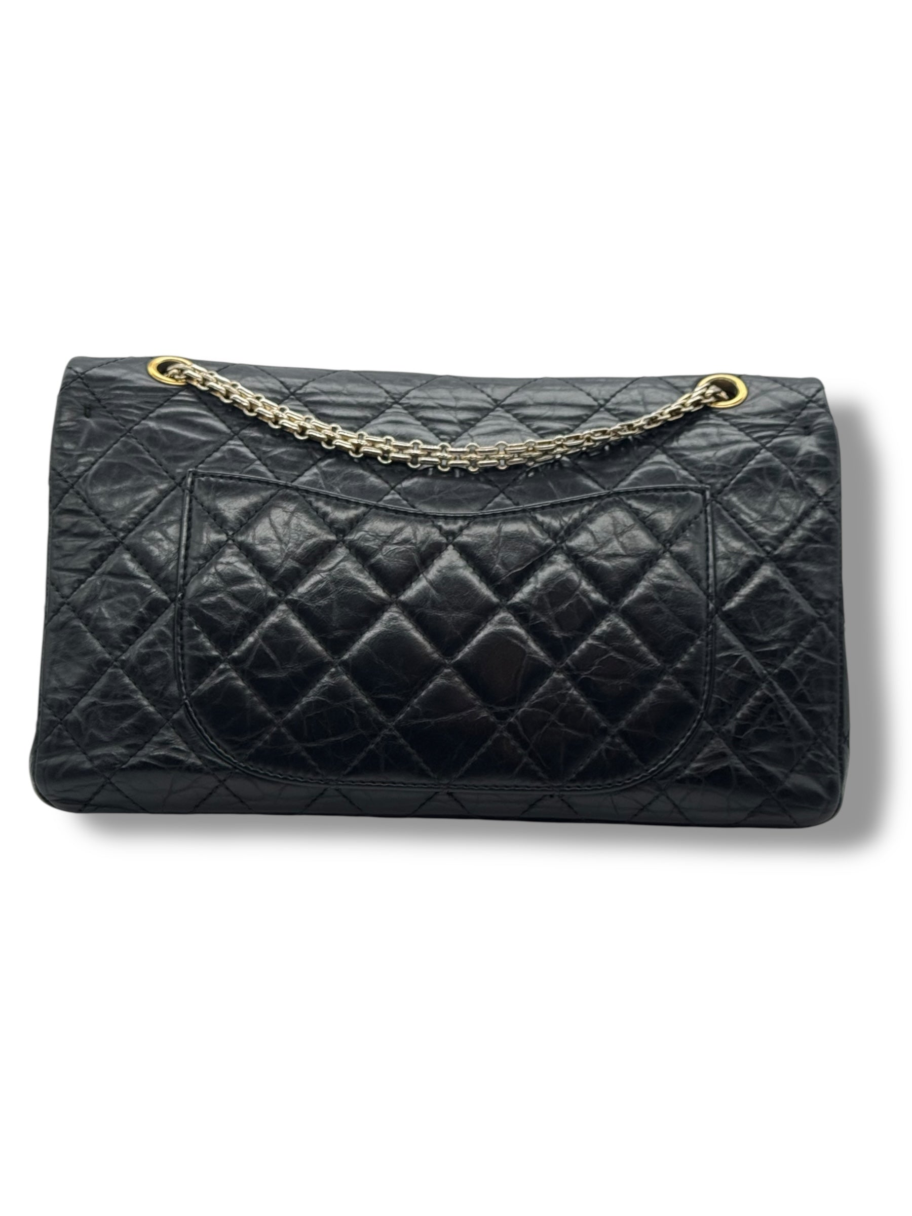Chanel - Maxi-Tasche 2.55 Schwarz