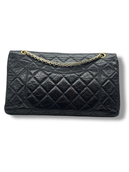 Chanel - Maxi-Tasche 2.55 Schwarz
