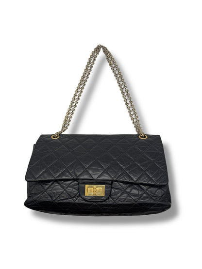 Chanel - Maxi-Tasche 2.55 Schwarz
