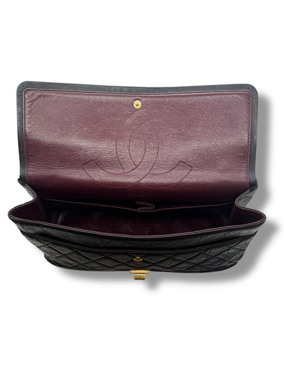 Chanel - Maxi-Tasche 2.55 Schwarz
